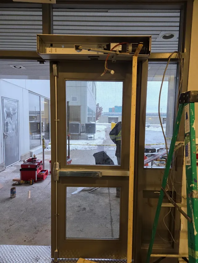 Insulated Hollow Metal installed by Access Installs in Markham, Ontario, Industrial, Warehouse, Markham