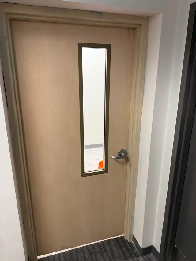 Solid Core Wood installed by Access Installs in Barrie, Ontario, Institutional, Government, Barrie